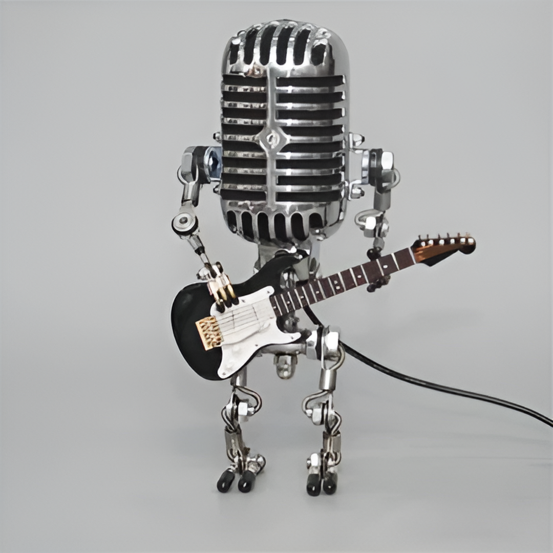 Robot table lamp – Unique design – LED compatible – Metal