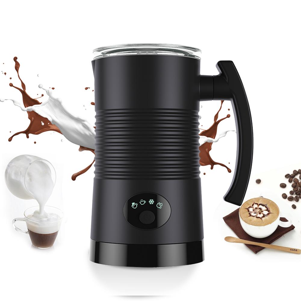 Professional 4-in-1 Electric Milk Frother - Barista Quality Coffee at Home