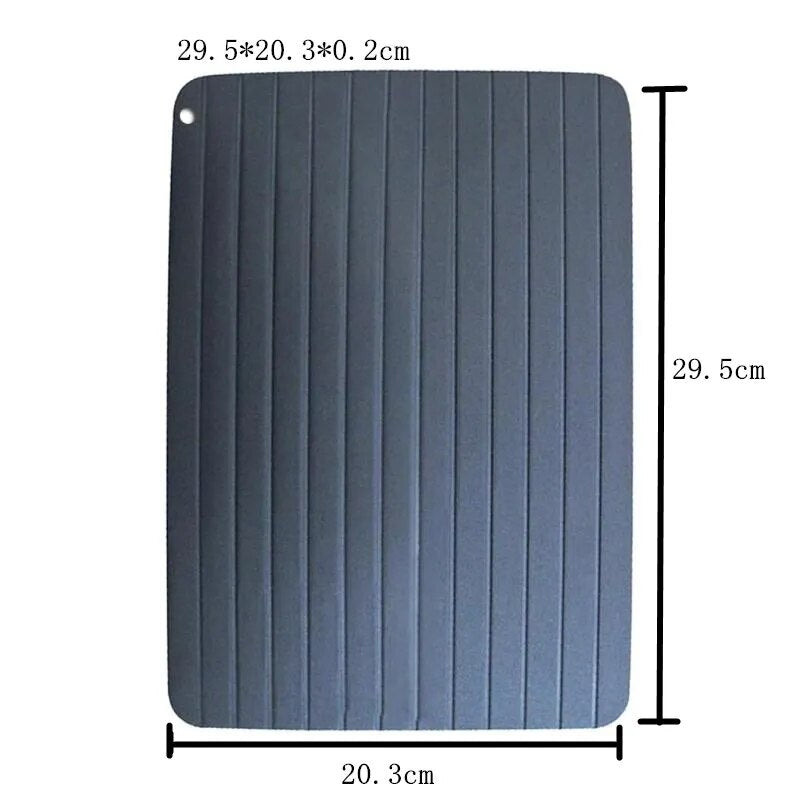 Non-Stick Aluminum Meat Defrosting Tray - Quick Thawing Kitchen Tool