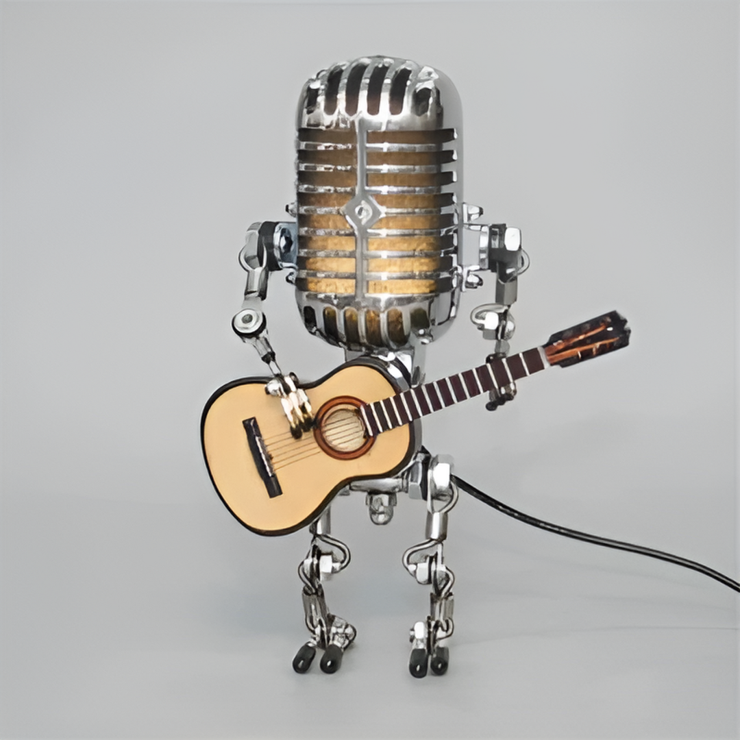 Robot table lamp – Unique design – LED compatible – Metal
