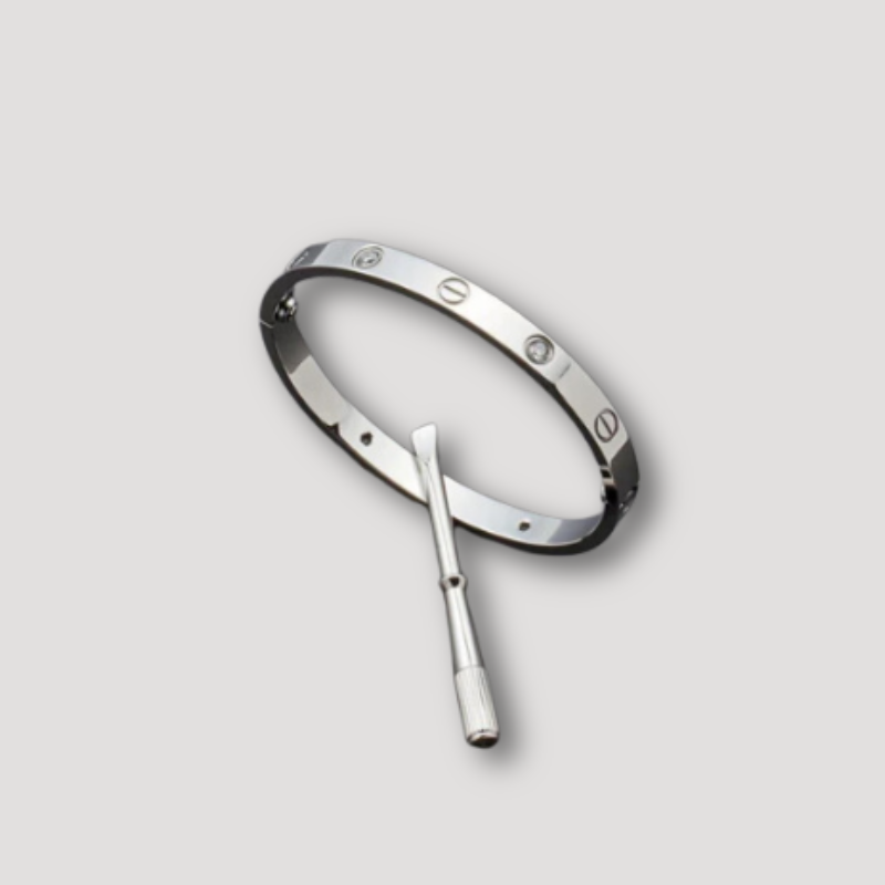 3 Pieces Luxury Stainless Steel Bracelet Charms