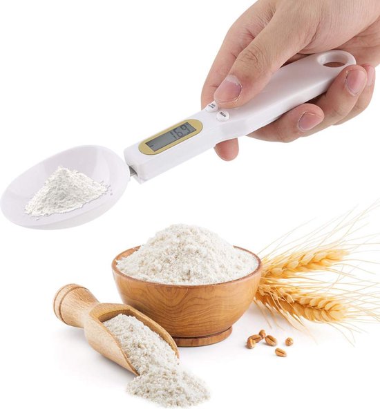 Digital Spoon Kitchen Scale – 500g Capacity - 0.1g Accuracy - LCD Display