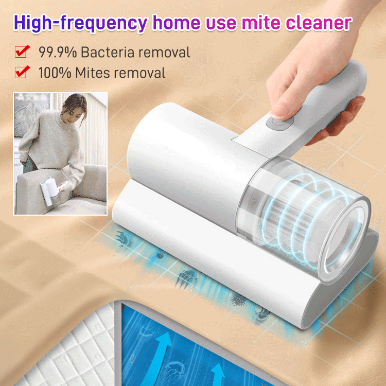 High-Frequency Mite Removal Vacuum – 260nm UV, HEPA Filter, 10Kpa Suction