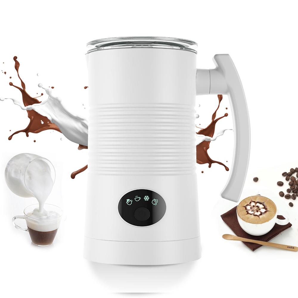 Professional 4-in-1 Electric Milk Frother - Barista Quality Coffee at Home