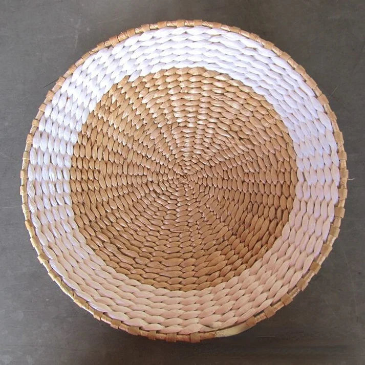 Basket Wall Plate Decoration - Handmade - Wicker Material