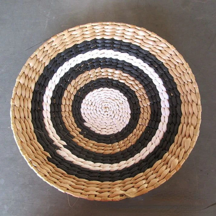 Basket Wall Plate Decoration - Handmade - Wicker Material