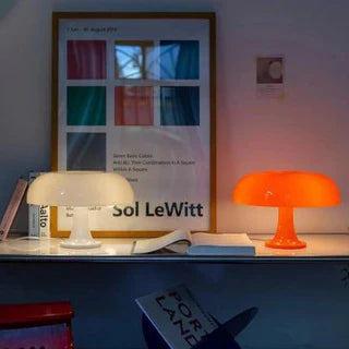 Bedside Mushroom Design Lamp - Lucente Retro - Warming Light