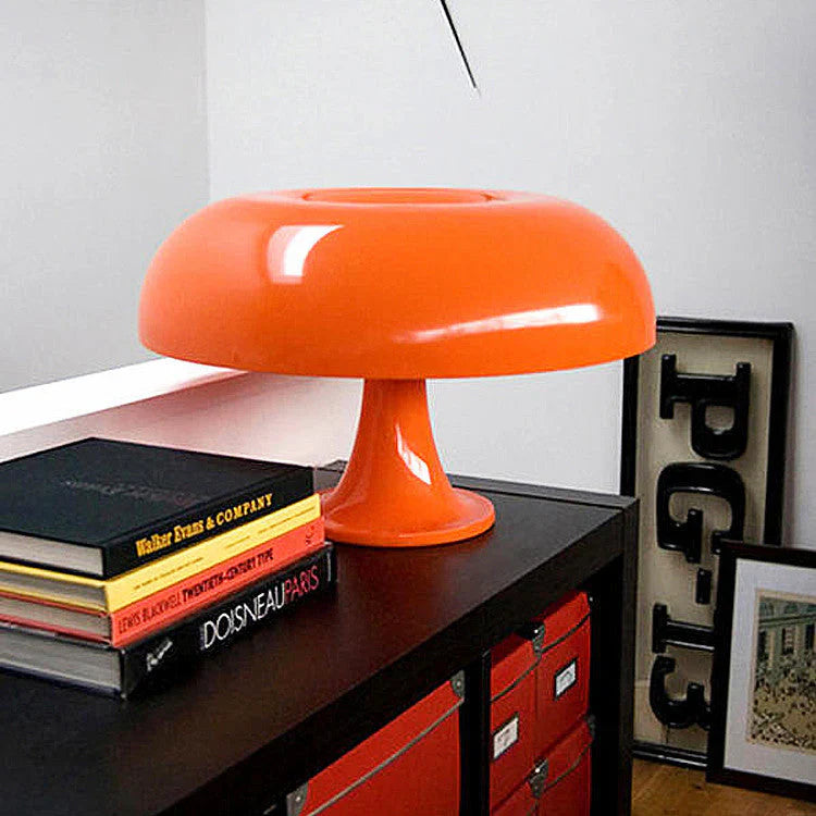 Bedside Mushroom Design Lamp - Lucente Retro - Warming Light