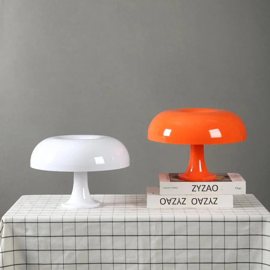 Bedside Mushroom Design Lamp - Lucente Retro - Warming Light