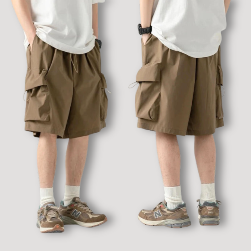 Summer Cargo Shorts Loose Wide Leg Pants