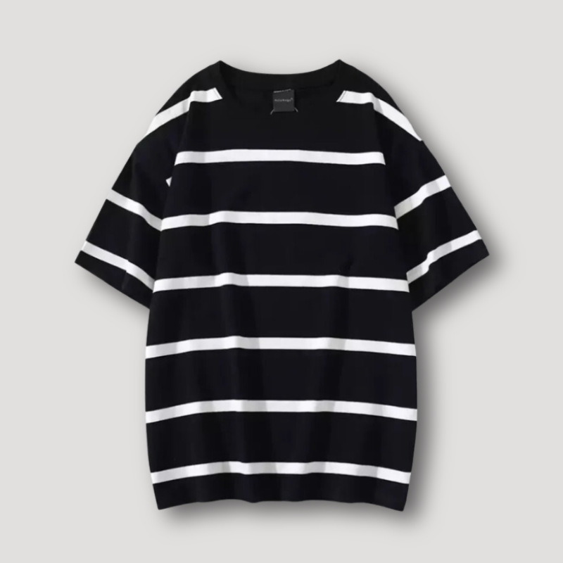 Classic Vintage Striped Shirt Men