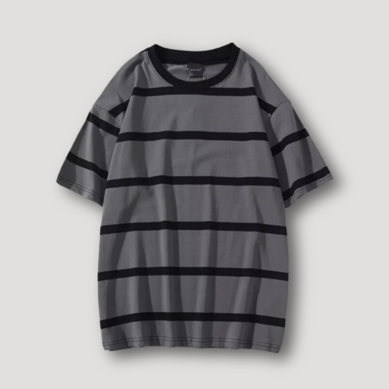 Classic Vintage Striped Shirt Men