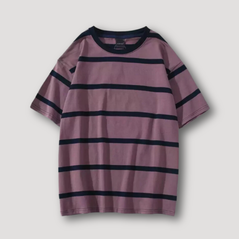 Classic Vintage Striped Shirt Men
