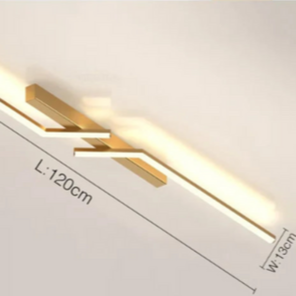 Clear Lines Ceiling Light - Elegant Design - Led Lamp