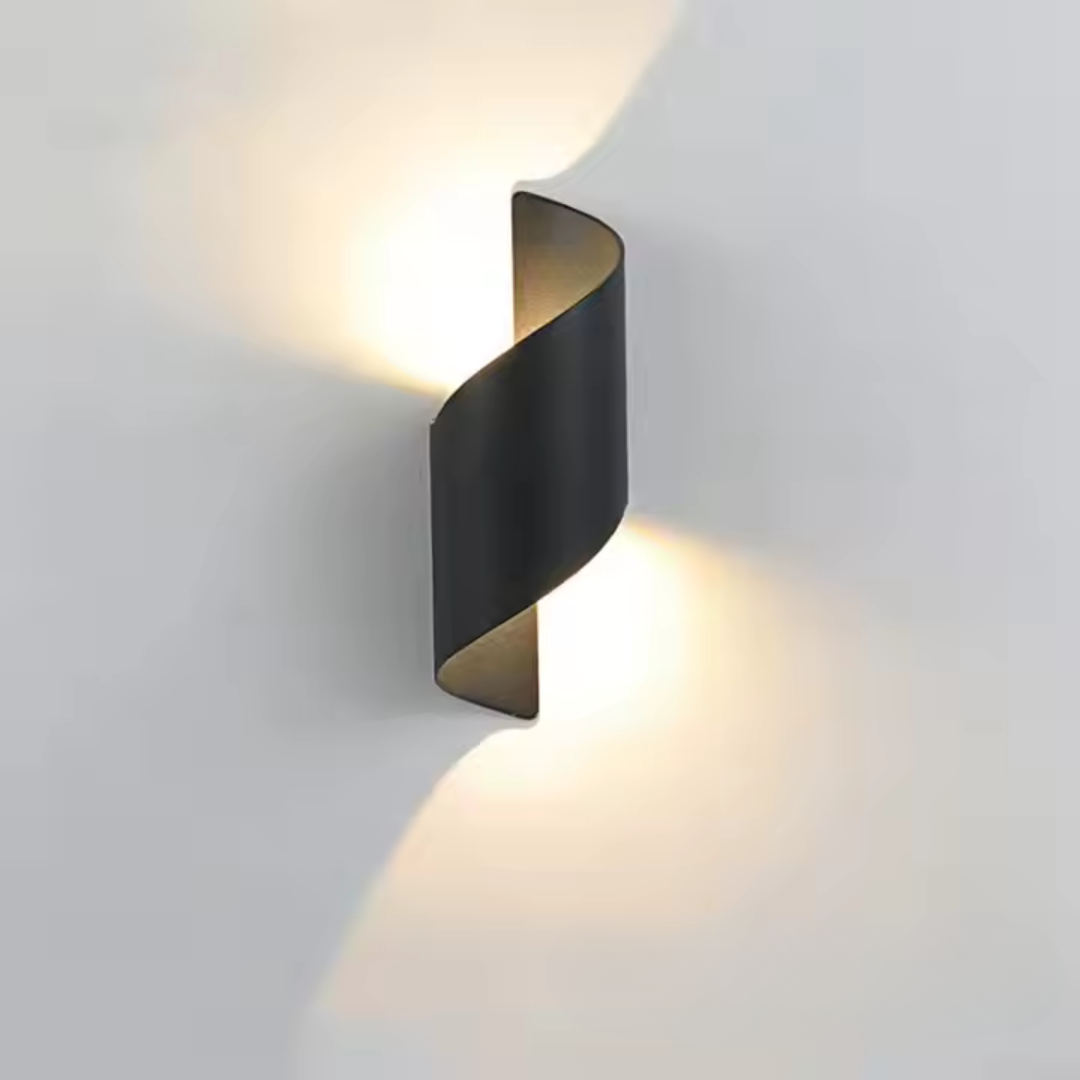 Curl Twisted Style Wall Lamp - Efficient Energy Lighting - Built-In Led