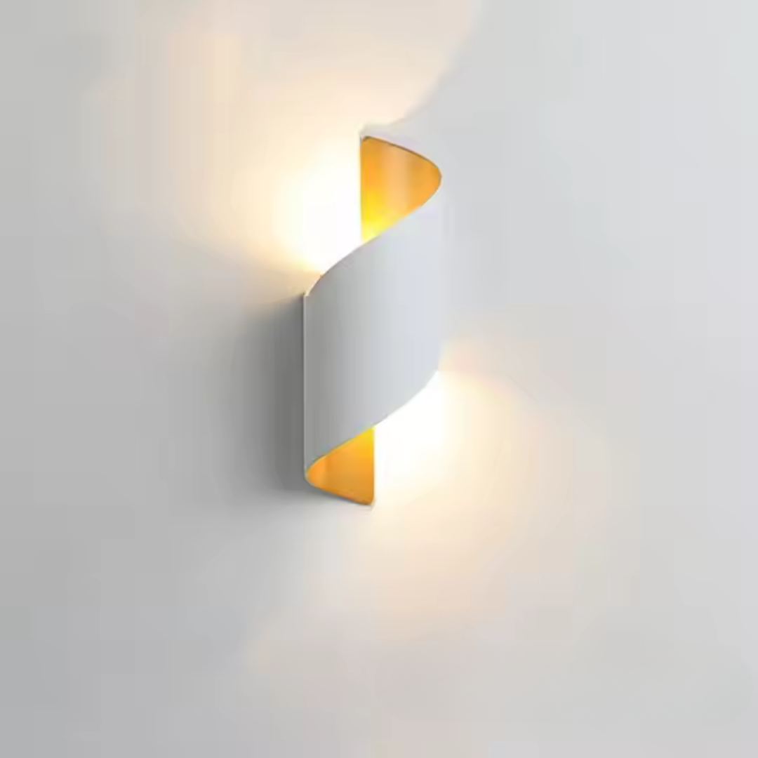 Curl Twisted Style Wall Lamp - Efficient Energy Lighting - Built-In Led