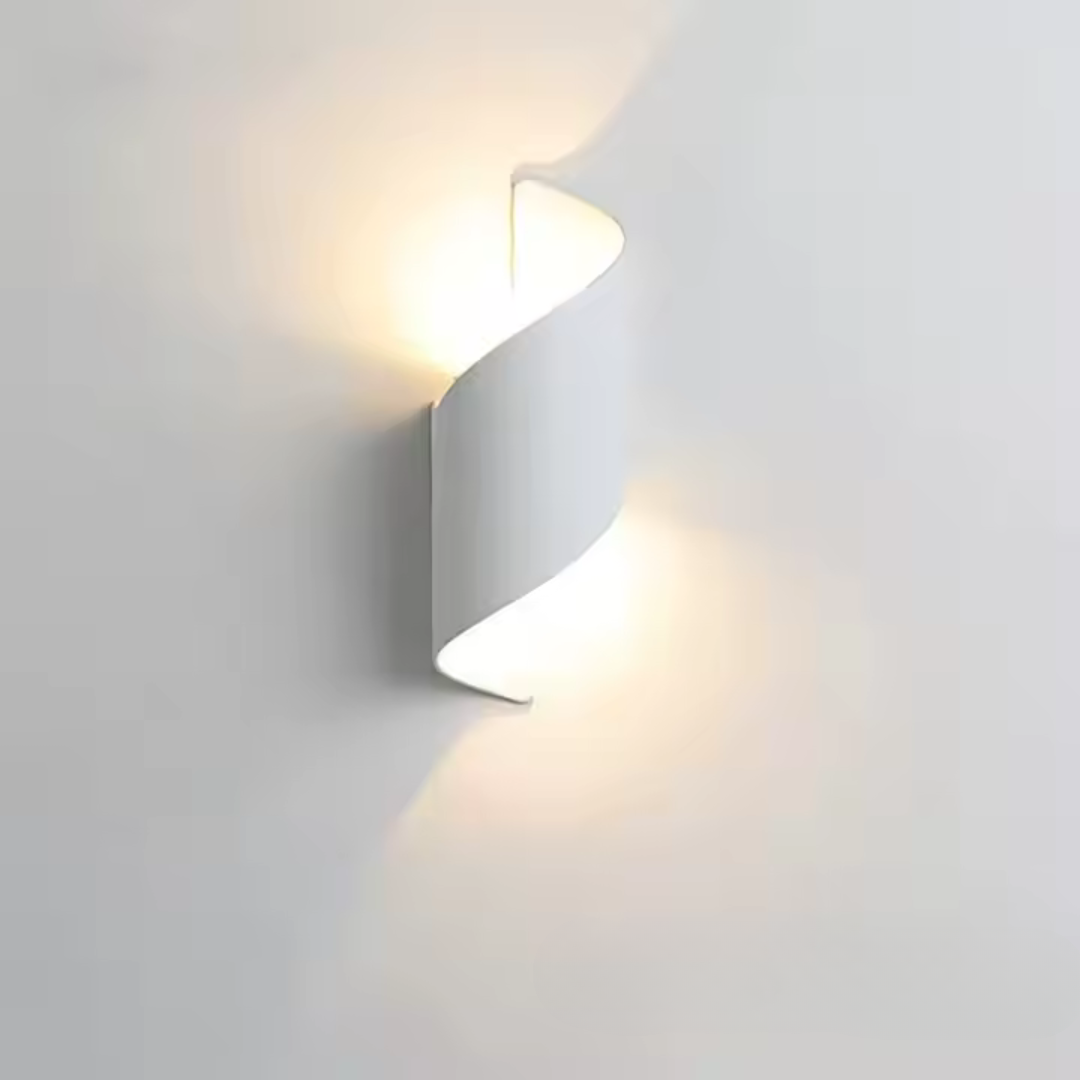 Curl Twisted Style Wall Lamp - Efficient Energy Lighting - Built-In Led