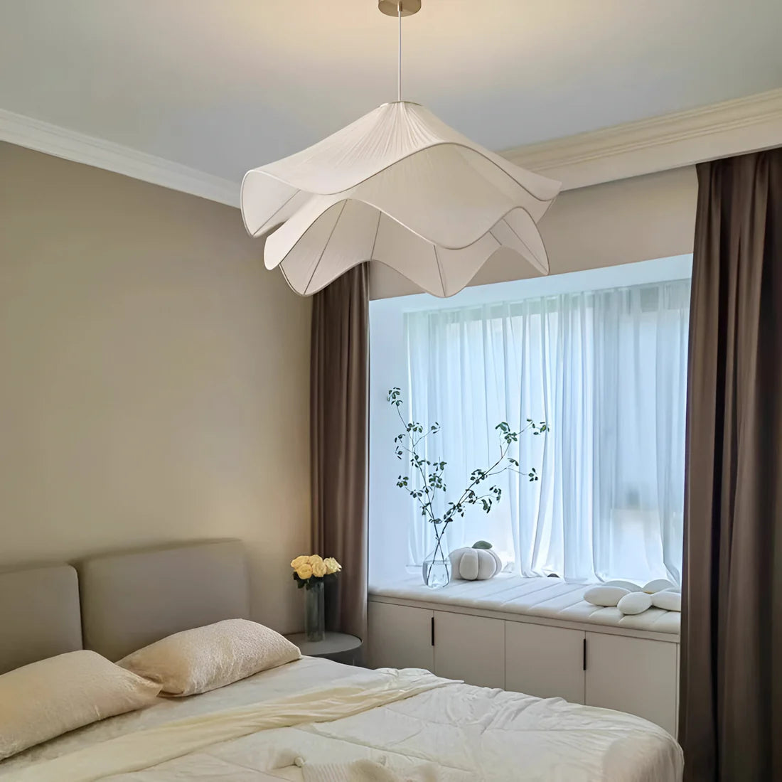 Fabric Pendant Light - Radiance - Serenity