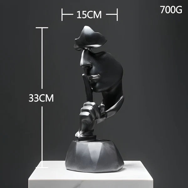Face Image Art Abstract - Modern Sculpture - Premium Hard Material