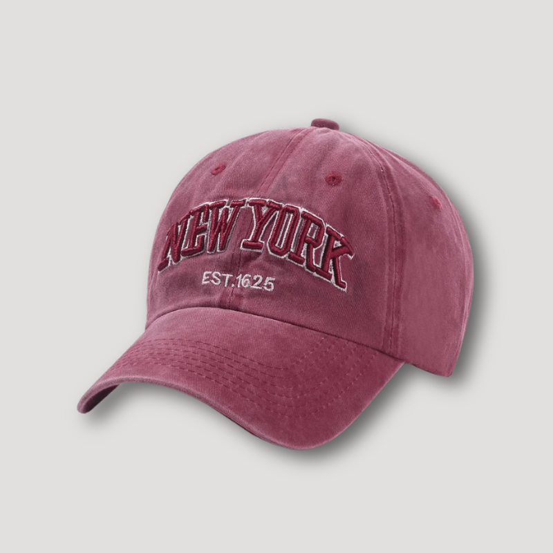Vintage Embroidery 'NEW YORK' EST. 1625 Baseball Cap