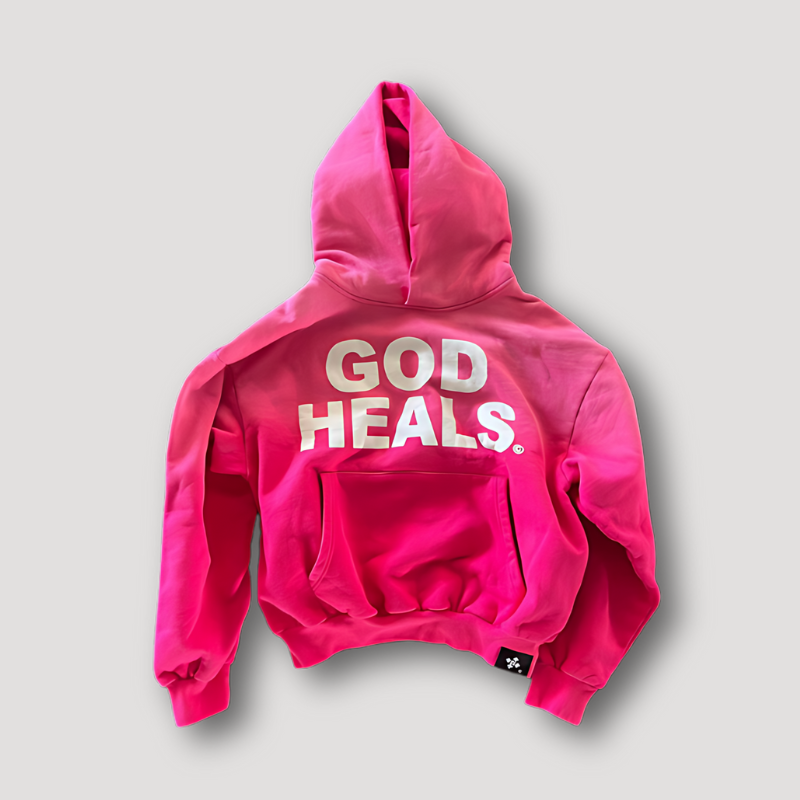 GOD HEALS Hooded Sweatshirt Hoodie on Sale