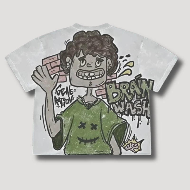 Retro Gothic Large Graphic T Shirts