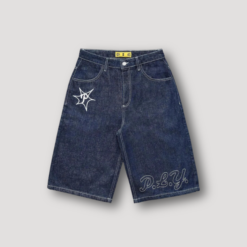 Hip Hop Vintage Loose Jorts Men’s Shorts