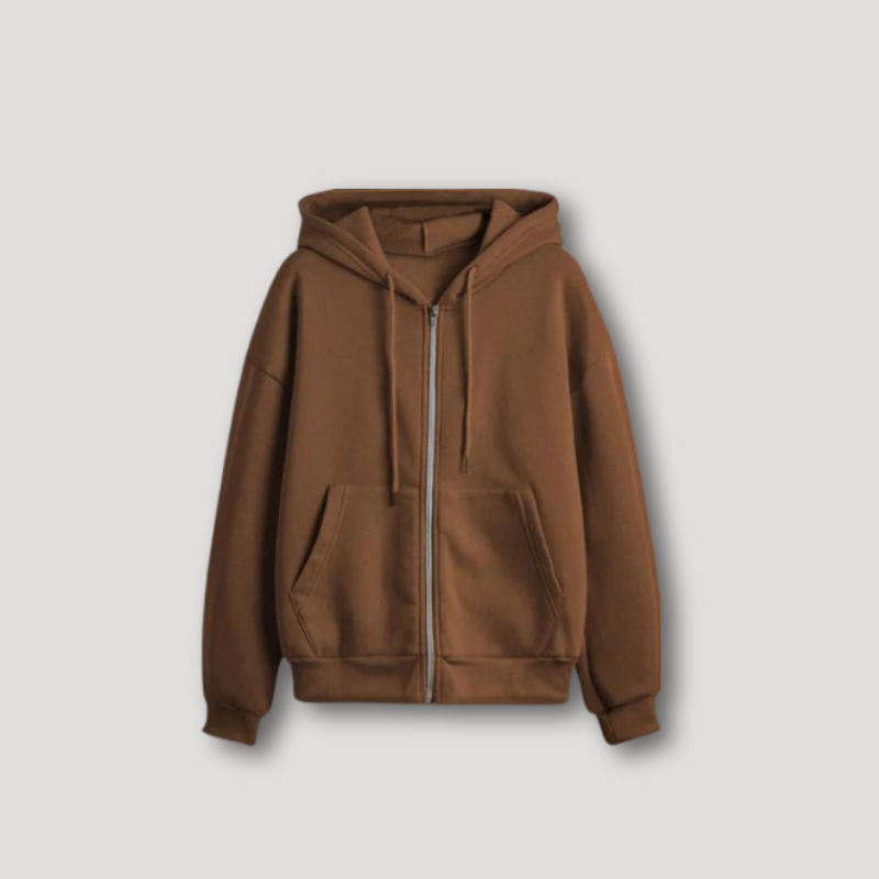 Sherpa-Lined Fleece Jacket With Hoodie for Women