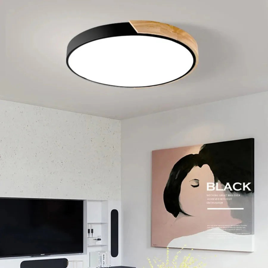 Modern Led Ceiling Light - Minimalist Flat - Flush Mount