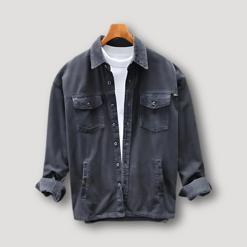 Vintage Button-Down Corduroy Jacket Mens