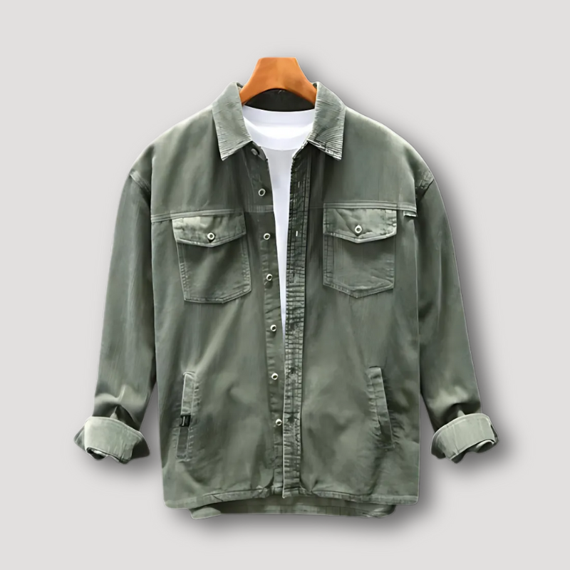 Vintage Button-Down Corduroy Jacket Mens