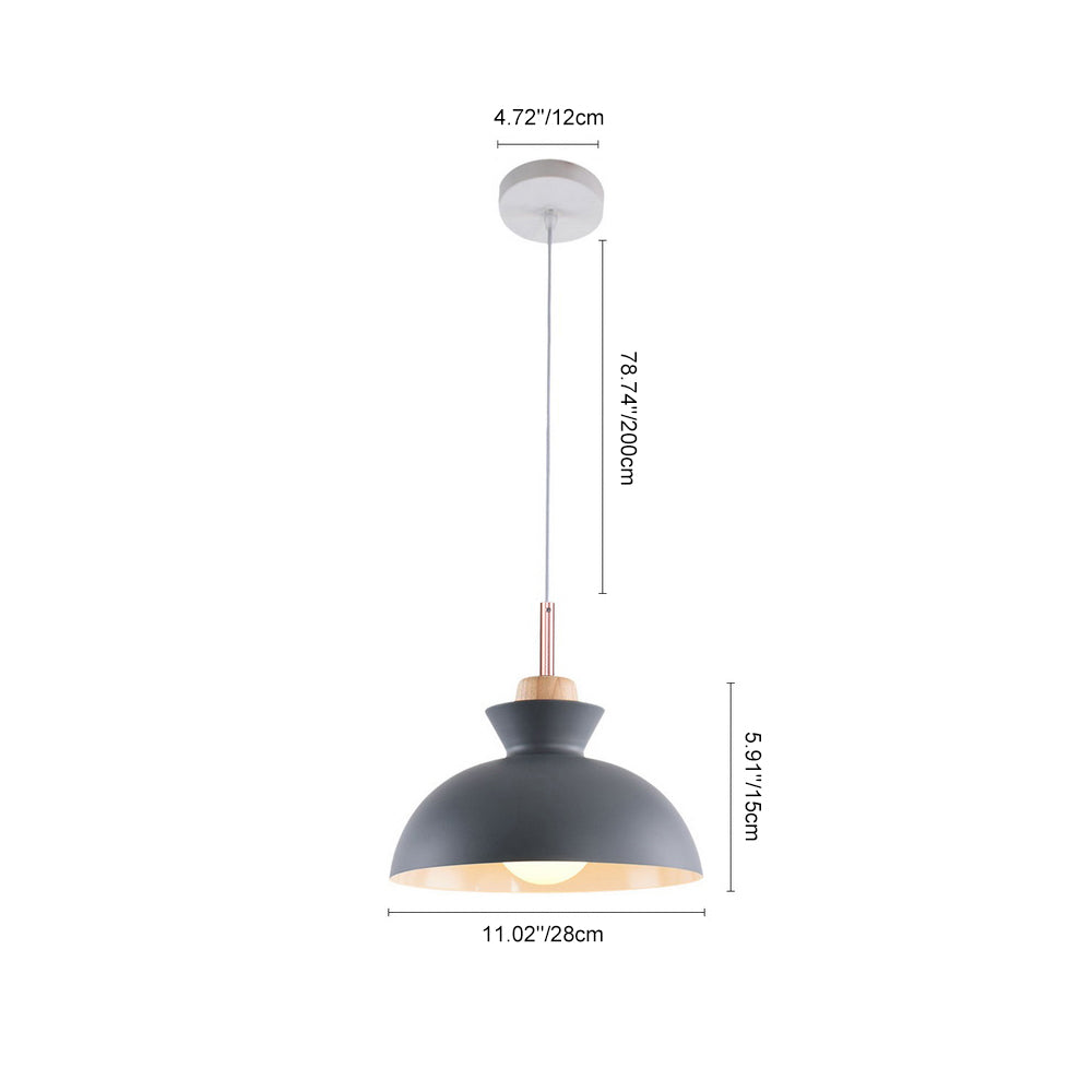 Modern Dome Pendant Light - Minimalist - Clean Elegance