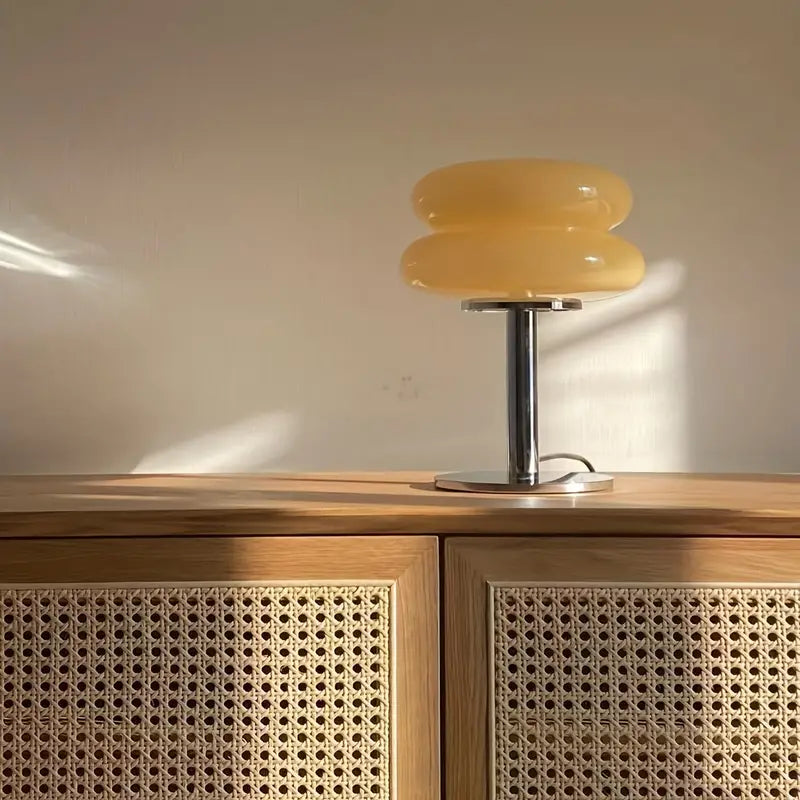 Mushroom Glass Design Desk Lamp - Winning Design - Crafted Material