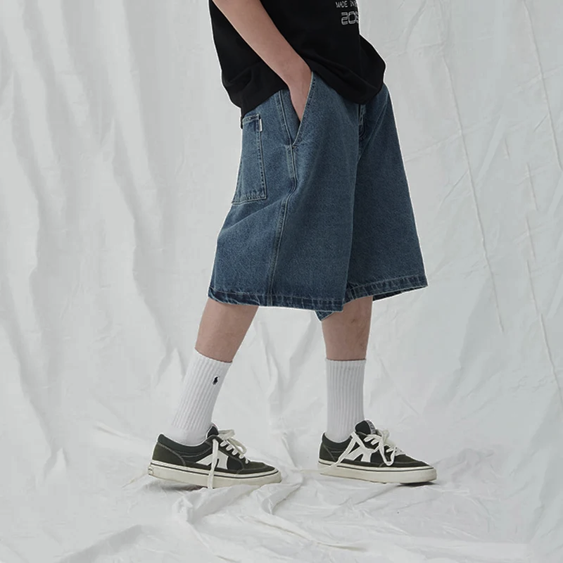 Baggy Denim Shorts Summer Streetwear