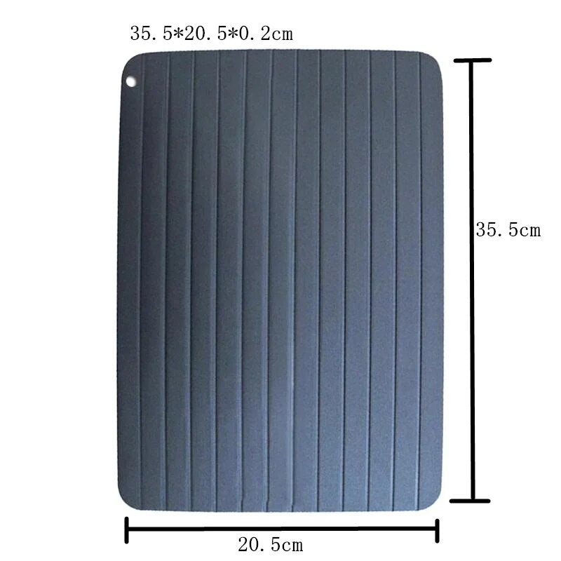 Non-Stick Aluminum Meat Defrosting Tray - Quick Thawing Kitchen Tool