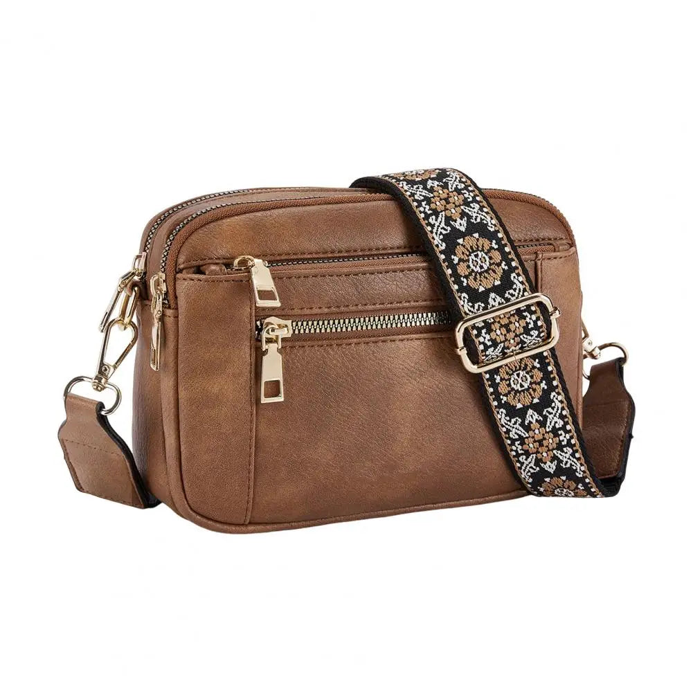 New Fashion Style Shoulder Bag - Refined Leather - Multiple Compartment
