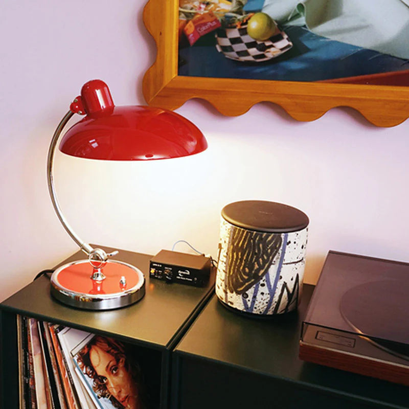 Nordic Table Lamp - Switch Button - Metal Base Material