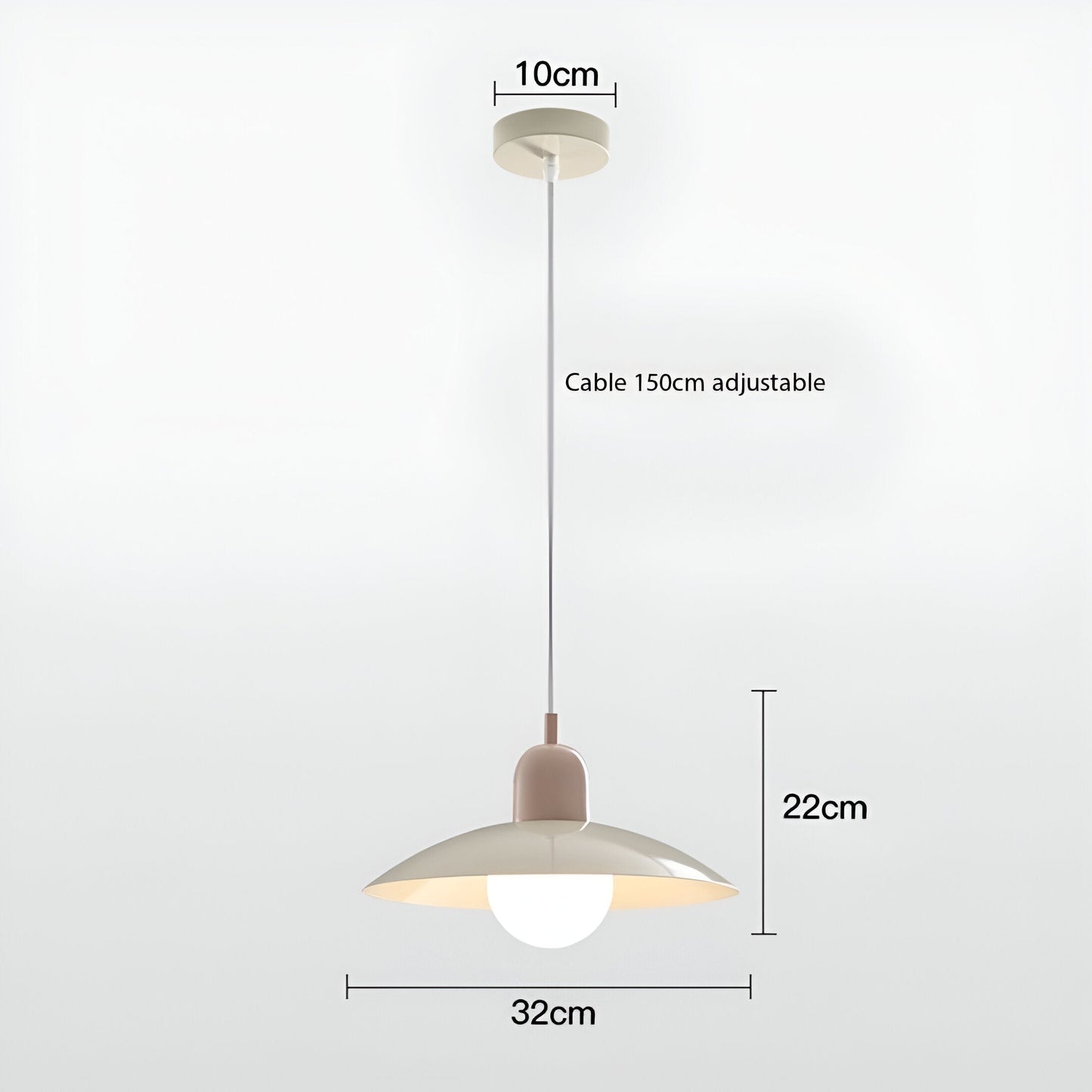 Nordic Modern Macaron Bauhaus Pendant Lamp – Minimalist Iron LED Hanging Light