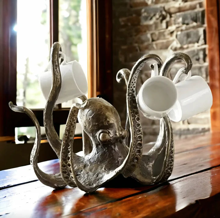 Octopus Style Mug Holder - Vintage Style - Circular Design