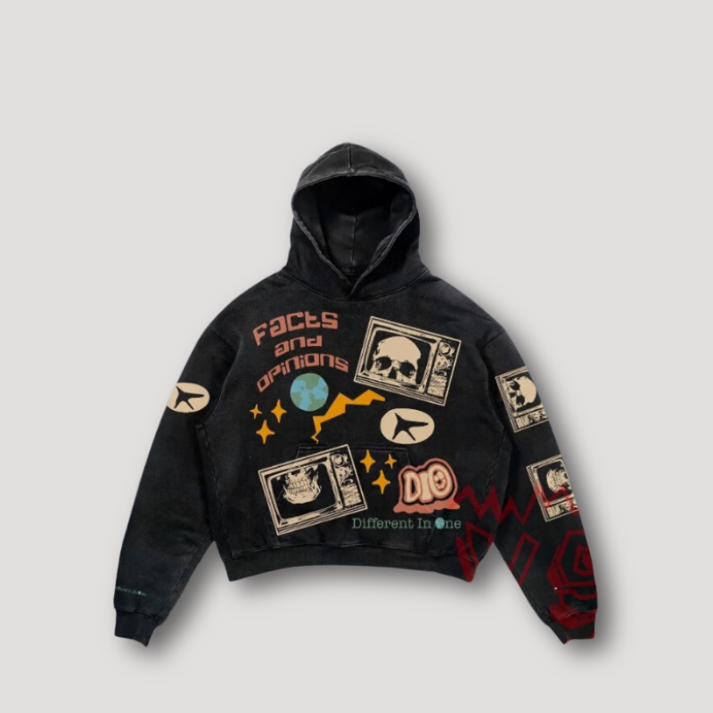 Graphic Hooded Sweatshirt Men's