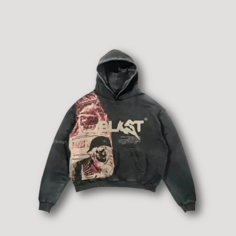 Graphic Hooded Sweatshirt Men's