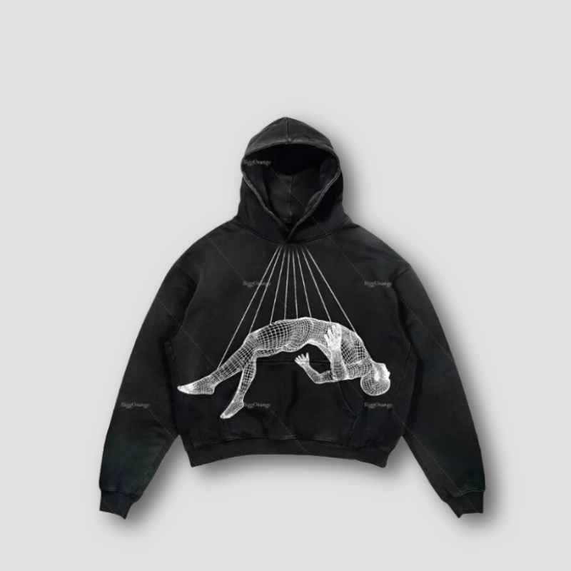 Graphic Hooded Sweatshirt Men's