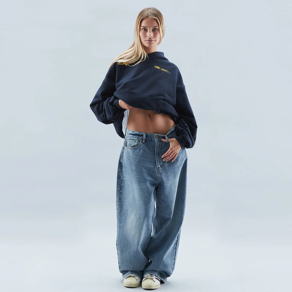 Oversized 'With Love' Hoodie Sweater - Soft Cotton - Streetwear Fashion