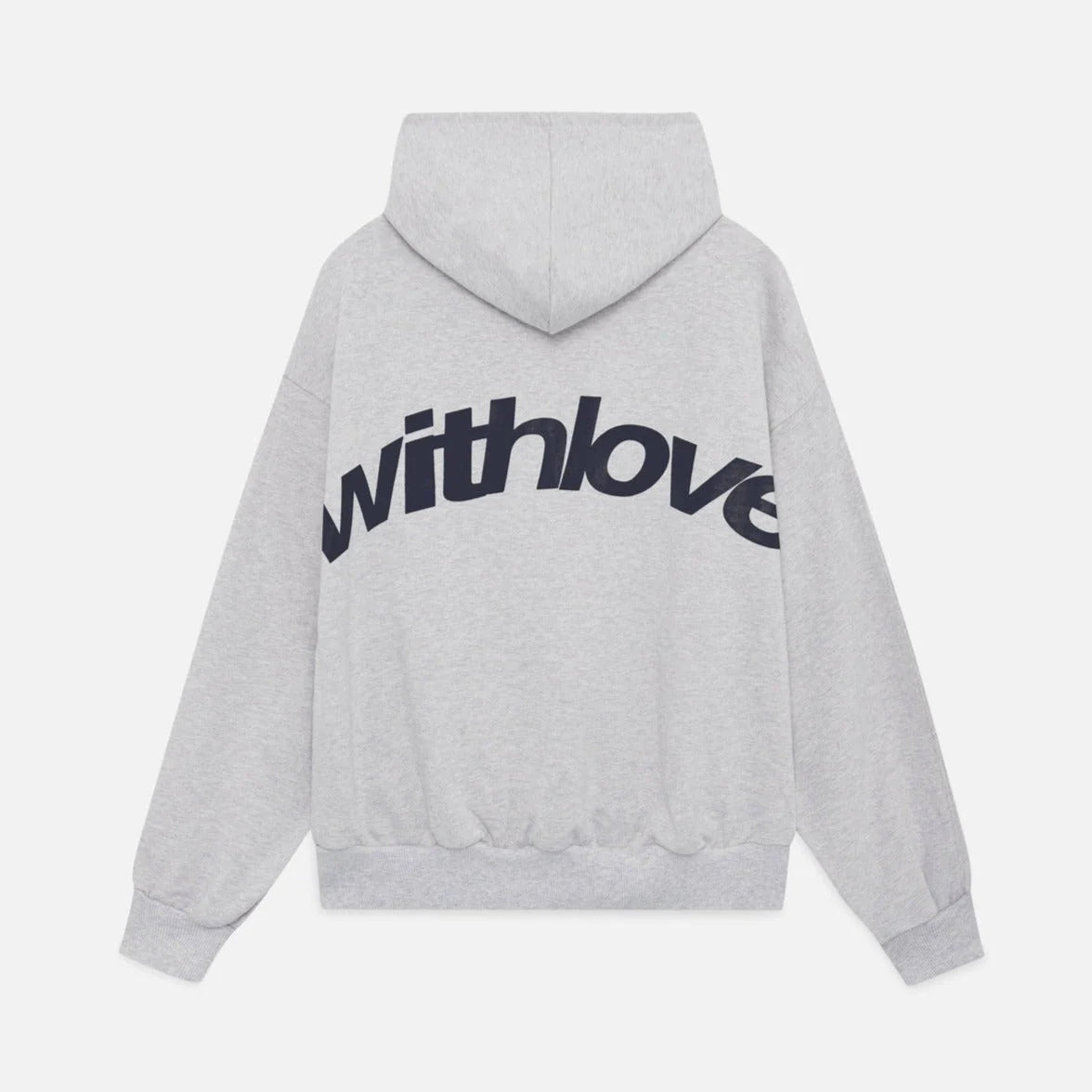 Oversized 'With Love' Hoodie Sweater - Soft Cotton - Streetwear Fashion
