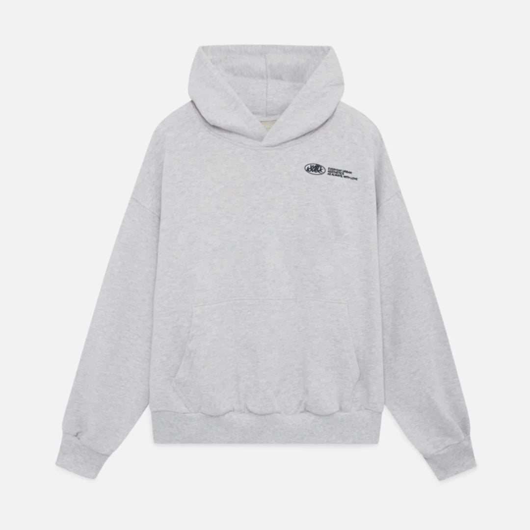 Oversized 'With Love' Hoodie Sweater - Soft Cotton - Streetwear Fashion
