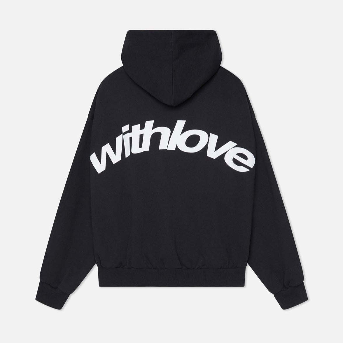 Oversized 'With Love' Hoodie Sweater - Soft Cotton - Streetwear Fashion