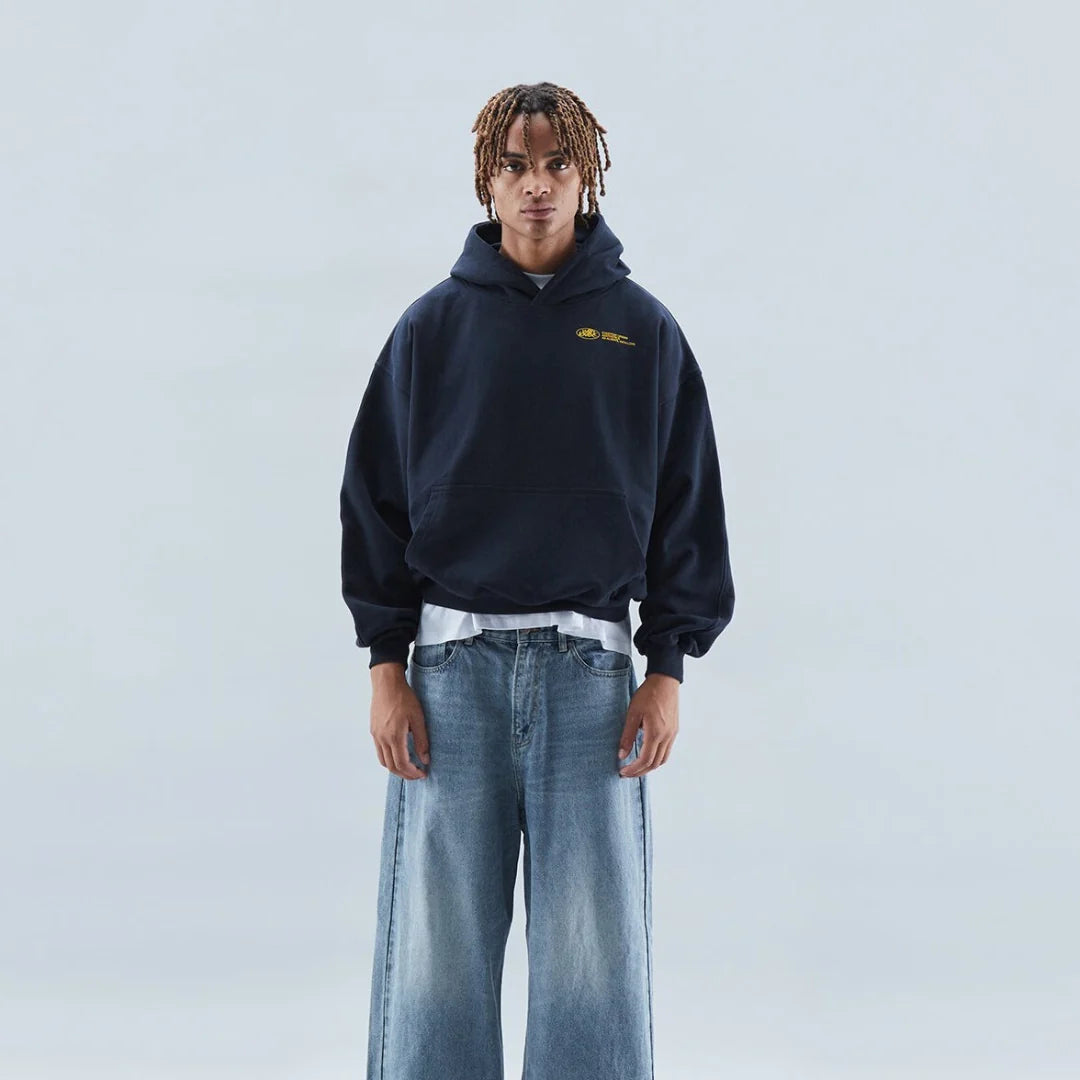 Oversized 'With Love' Hoodie Sweater - Soft Cotton - Streetwear Fashion