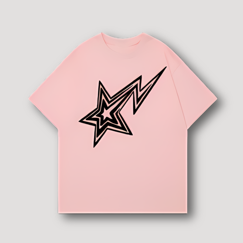 Shooting Star Oversized Graphic Tees