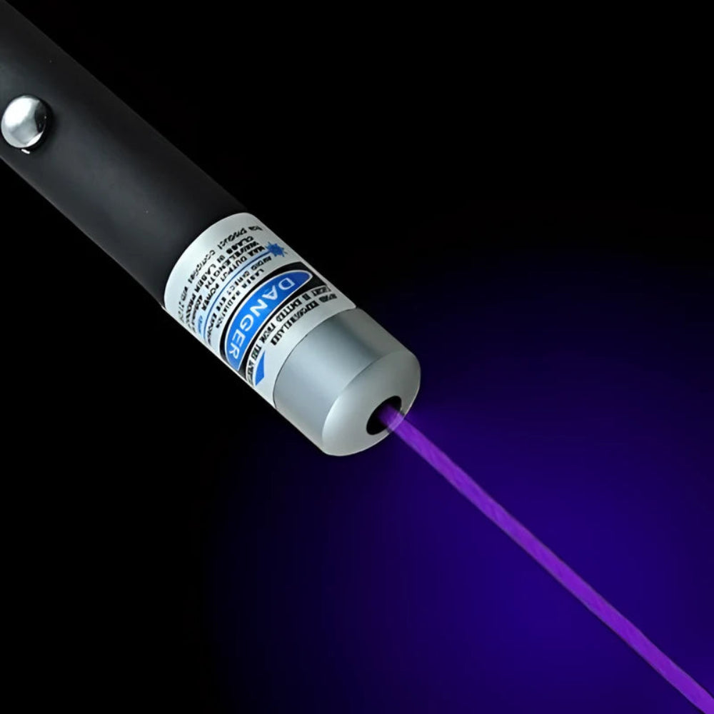 Powerful Laser Pointer - High Power - Adjustable Focus - Battery Operated