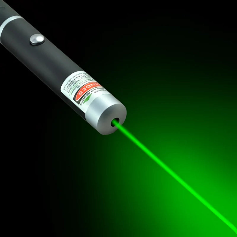 Powerful Laser Pointer - High Power - Adjustable Focus - Battery Operated